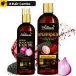 Phillauri Hair Regrowth Combo (Onion Shampoo, 100 ml + Onion Hair oil, 60ml) (2 Items in the set)