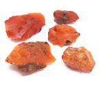 Divinity Crystals Red Natural Carnelian Raw Rough Stones - 100 To 150 G