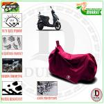 DUFFEL-Presented Bike/Motorcycle Body Cover Used For Odysse Electric Hawk Plus Cover Water Resistance Dustproof UV Protection Indor Outdor And Parking Comfortable With All Varients Full Body Protection (Maroon)