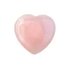 Astroghar Natural Rose Quartz Crystal Mini Heart For Chakra And Reiki Healing 30 mm