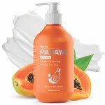 Morvin Papaya Daily Hydrating Hyaluronic Acid & Niacinamide Body Lotion, 250ml For Dry Skin with Vitamin E & Papaya Extract Moisturizer | Non-Greasy Non-Sticky Moisture Lock Formula | Mineral oil, Paraben, Silicone Free