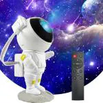 ROMJ Robot Sky Space Stars Light Astronaut Galaxy Projector, Night lamp, Bedroom, Kids, galaxio,glaxy Projector,Remote Control for Adults, raksha bandhan Gift