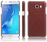 Cowboy Samsung Galaxy A7 New 2016 Edition Brown Artificial Leather Back Cover