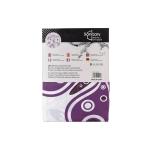 Kookee PE Shower Curtains for Shower, Bathtub Waterproof, Washable for Bathroom decor (180 x 180cm) (0811)