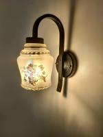 Arus Glass, Metal Black Pendant Wall Lamp