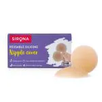 Sirona Reusable and Invisible Silicon Nipple Covers for Women, Adhesive Silicone Breast Pads