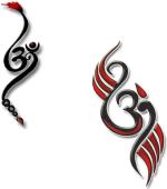 Ordershock Waterproof Om Combo Temporary Body Tattoo