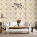 Indian Royals Silver & Gold Damask Peel and Stick Self Adhesive Wallpaper( 200 CM X 45 CM )