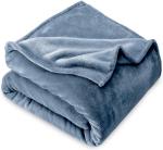 BSBHomePremiumPlushDoubleBlanket|300GSMLightweightCozySoftforBed,Sofa,Couch,Travel&Camping|220x150cm-Aqua