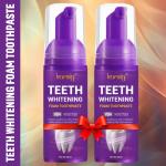 KURAIY V34 Teeth Whitening Purple Toothpaste Remove Teeth Breath Whitening Brightening Essence Oral Stain Free