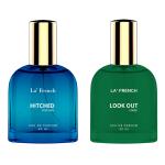 LA' FRENCH Hitched & Look Out Perfume Combo For Men & Women -30ml + 30ml | Premium Luxury Long Lasting Fragrance Spray | Eau De Parfum | Ideal For Men & Women | Perfume For Men & Women | Pack Of 2