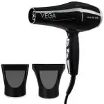 VEGA Professional Pro Dry 2200-2500W Hair Dryer for Men & Women with Cool Shot Button and 3 Heat & 2 Speed Settings, White (VPPHD-08)