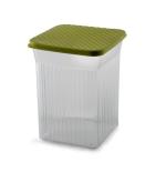 Tupperware Green Plastic Family Mate Square Set 800ml 1 Piece