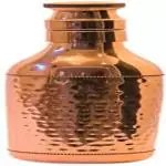 Shakuntla Vintage Hammered Copper Water Bottle 1500 ml Bottle  (Pack of 1, Copper, Copper)