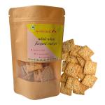 two little birds Whole Wheat Flaxseed Crackers | Handmade | 100% Whole Wheat | Freshly Baked & Eggless | Rich In Taste | 120 Gm