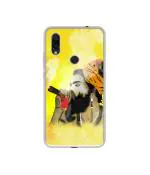Casotec Aghori Bhole Design Printed Silicon Soft TPU Back Case Cover for Mi Redmi Y3