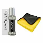 Involve elements Aura car perfume (Pack 1) with Microfiber Cotton Cloth (Combo)