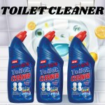 BLISS & BLUSH Toilet Cleaner blue 1500ml 99.99% Kills Germs & Bacteria, Natural & Organic Toilet Cleaner Liquid, Eco-Friendly, Non-Toxic | No Bleach