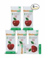 Electrorush ORS Plus Apple Flavour Energy Drink Juice with Electrolyte, Nutrients, Vitamins, Minerals, Energy Booster, Pack of 6 (200 ml Each)