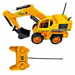 Aimerly JCB Remote Control Toys, Rechargeable, LED Flash Light Toys for Kids Birthday Gift