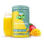 PLIX Strength Vegan Post Workout Plant Protein Powder- 1 KG (Mango), Antioxidants, Digestive Enzymes, 25 g Plant Protein | No Added Sugar | Gluten fre
