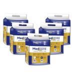 MediSORB Adult Diaper Pants | Medium (M)|Waist 71-110 cm (28-44 inches) |High Absorbency -15 Hrs |Rash-Free |Leakproof |Breathable |Odourless |Elastic Waist |Unisex- Men & Women | 50 Units, Pack of 5