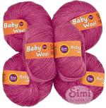 Simi Enterprise Rosewood Acrylic Wool, Baby Wool 4 Ply Wool Ball Hand Knitting Wool, Art Craft Soft Fingering Crochet Hook Yarn-Lcart-Hf (Pack Of 6)