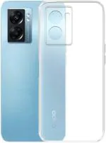 COVERBLACK Silicon Back Cover Compatible model for OPPO CPH2385 / oppo A77 4G - Transparent