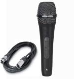 Rectitude Black Wired Microphone For Karaoke Singing