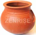 ZENRISE Clay Pot for Budgies Love birds Breeding, Brown, 15 cm