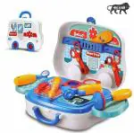 HARIDUN Doctor Play Set for Kids | Doctor Set Pretend Play Learning Toy | Portable Medical Clinic Suitcase for Boys and Girls Pack of 1