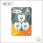 Hiten Smart Hook Heart Home & Décor Steel 3 Pcs