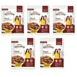 Heeral Wah India Meat Complete Masala | Spices with Natural Instant Ingredients and Easy to cook - Each 90 gm (Pack of 5)