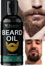 KURAIY Natural Beard Growth Essential Oil 100% Natural Beard Growth Oil Hair Loss Products For Men Beard Care Hair Growth Nourishing Beard Care