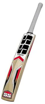 SS MASTER Cricket Bat For Mens and Boys (Colour: Beige, Size-Short Handle) | Material: Kashmir Willow | Lightweight | Free Cover | Ready to play | For Intermediate Player | Ideal For Leather Ball