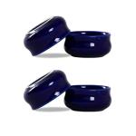 Caffeine Blue Ceramic Dip And Sauce (Set Of 4)