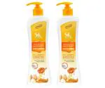 2 NIMSON SILK PLUS OATS & OLIVE MOISTURISING BODY LOTION 500ML