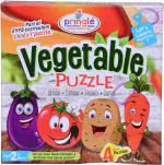 DN LUXURIOUS Play & Learns-Fruits & Vegetables puzzles for kids, first Jigsaw Puzzle for Kids Dart Board Board Game ()