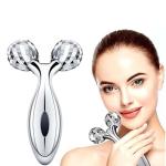 ODD M EVEN 3D Acupressure Y Shape Aluminium Big Roller Manual Roller Face Body Massager Lifting Wrinkle Remover Facial Massage Relaxation
