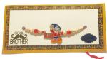 Kavim Kids RA 22107 Gold Finish Rakhi Set (Cool Bro Gold Plated Rakhi)