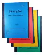 Shining Zon Files for Office Paper Spring Files Organizer Report Document Folder For A4 FS Legal Size Hard Cardboard File 8 Pack