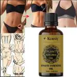 KURAIY Beautiful Best Tummy Ginger Oil, For Belly Drainage Ginger Oil For Belly / Fat Reduction For Weight Loss, Fat Burner Oil For Men & Women-30ml