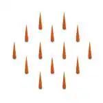 Comet Busters Orange Tilak Bindi (9mm) (BIN2024) Pack of 1