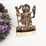 Blissful Decors Small Metal Copper Plated Kali MATA Pooja Murti Showpiece Copper Antique Finish