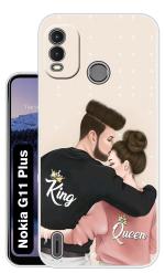 Case Club Multicolor Silicon Shock Proof Back Cover for Nokia G11 Plus