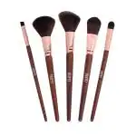 Gubb Makeup Brushes Combo - Foundation, Powder, Blush, Eyeshadow And Liner Pack of 1 With 5 pc