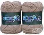 M.G Enterprise wool, Nylon Socks yarn trece Peanut 400 Grams.