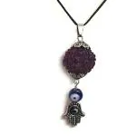 Astroghar Evil Eye Protection Crystal Rudraksha Pendant For Men And Women