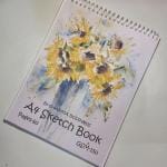 PERDAY Artist Sketch Book Wiro Spiral Bound A4 Size 30 Sheets, 150 GSM Size