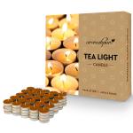 Aromahpure Scented Decorative Tealight Candles | Soy Wax Tealight Candle | 10 gm, 100 Pcs | Vanilla Fantasy Smokeless Candles | 4 hours Burning Time Guaranteed | For Home Decoration & Celebration